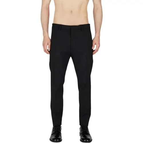 Skinny Techno Wollhose mit Logo , Herren, Größe: L - Dsquared2 - Modalova