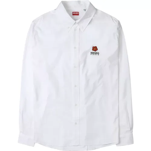 Poplin Iconic Shirt , male, Sizes: L - Kenzo - Modalova