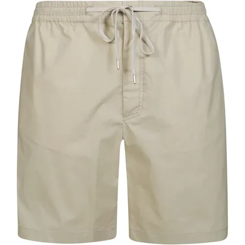 Stylische Bermuda-Shorts mit Kordelzug , Herren, Größe: L - Paolo Pecora - Modalova