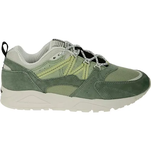 Suede Leather Sneaker with Fabric Inserts , male, Sizes: 7 UK - Karhu - Modalova