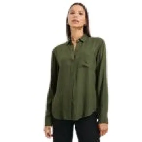 Olive Hunter Shirt Classic Style , female, Sizes: L, S, M - Rails - Modalova