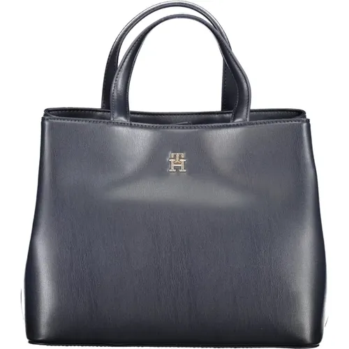 Blaue Damenhandtasche mit Verstellbarem Riemen - Tommy Hilfiger - Modalova