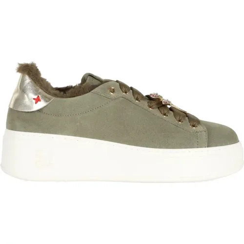 Suede Sneakers with Removable Insole , female, Sizes: 6 UK, 3 UK, 5 UK - Gio+ - Modalova