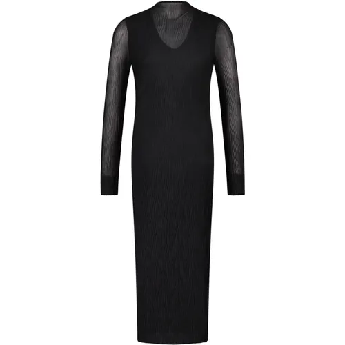 Maxi Dress with Turtleneck , female, Sizes: XL, S, L, XS, M - Hugo Boss - Modalova