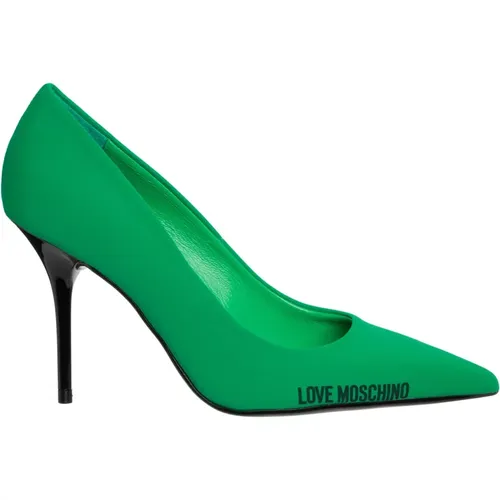 Elevate Style with High Heel Shoes , female, Sizes: 6 UK, 7 UK, 4 UK - Love Moschino - Modalova