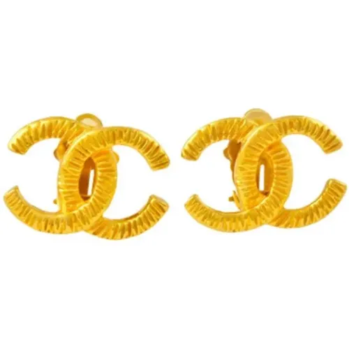Gebrauchte Gold gelbgold Chanel Ohrringe - Chanel Vintage - Modalova
