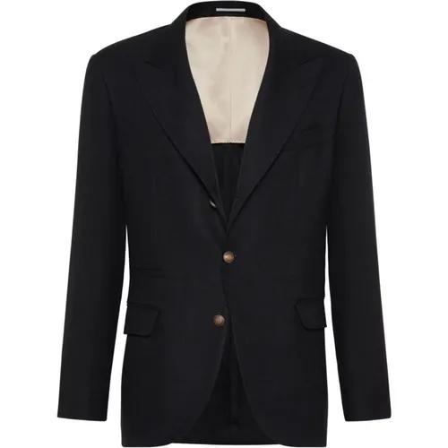 Deconstructed Jacket , male, Sizes: M, L, 2XL - BRUNELLO CUCINELLI - Modalova