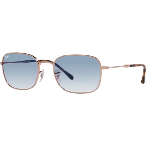 Kissenförmige Blaue Kristallsonnenbrille , unisex, Größe: 54 MM - Ray-Ban - Modalova