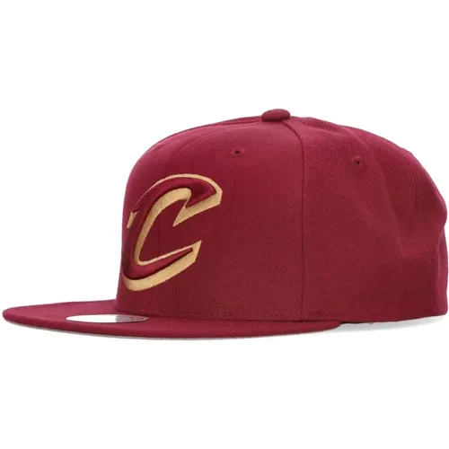 Cleveland Cavaliers Snapback Kappe Dunkelrot - Mitchell & Ness - Modalova