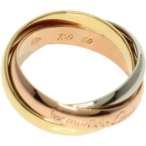 Pre-owned Gold rings , female, Sizes: ONE SIZE - Cartier Vintage - Modalova