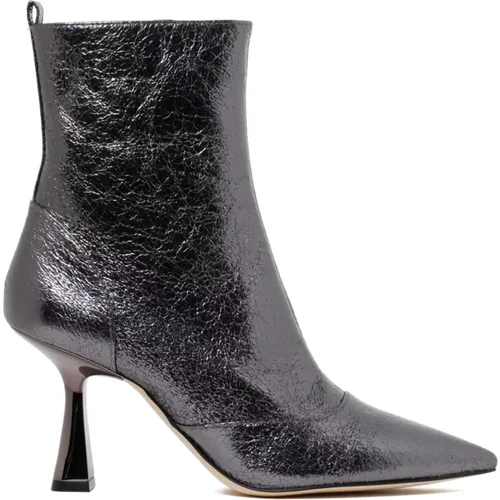 Metallic Pointed Toe Ankle Boots , female, Sizes: 5 UK, 3 1/2 UK, 4 1/2 UK, 5 1/2 UK, 3 UK, 6 UK, 4 UK - Michael Kors - Modalova