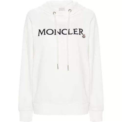 Embroidered Logo Hooded Sweatshirt , male, Sizes: M, S, XS - Moncler - Modalova