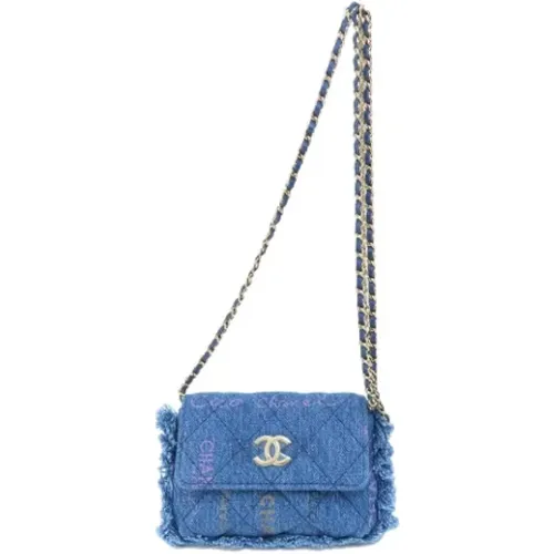 Pre-owned Denim chanel-bags , female, Sizes: ONE SIZE - Chanel Vintage - Modalova