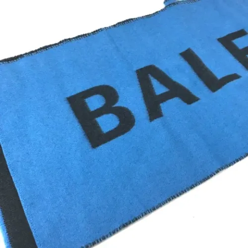 Pre-owned Wool scarves , male, Sizes: ONE SIZE - Balenciaga Vintage - Modalova