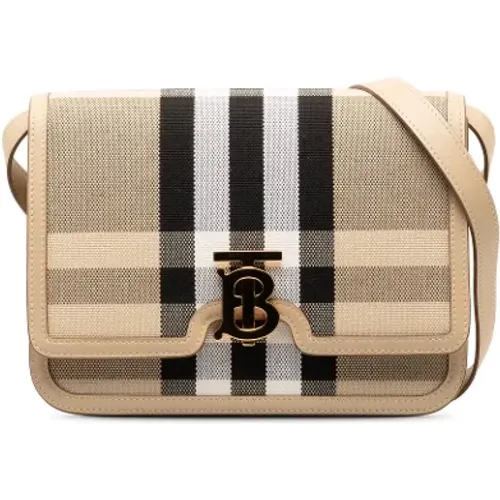 Pre-owned Canvas crossbody-bags , female, Sizes: ONE SIZE - Burberry Vintage - Modalova