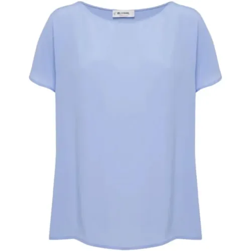 Women's Clothing Shirts Lavanda Ss24 , female, Sizes: M, S, L, XS - Blugirl - Modalova