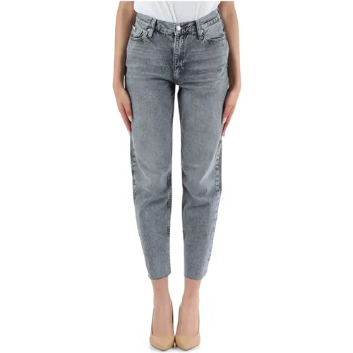 Mom Fit Jeans Fünf Taschen , Damen, Größe: W29 - Calvin Klein Jeans - Modalova