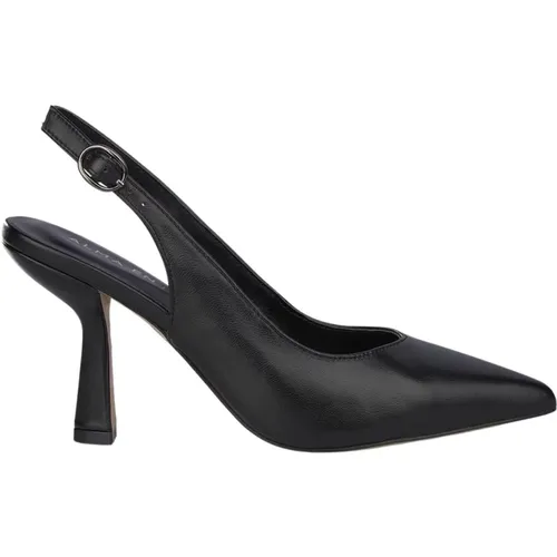 Women's Leather High Heel Shoes , female, Sizes: 3 UK, 5 UK, 6 UK, 4 UK, 7 UK - Alma en Pena - Modalova