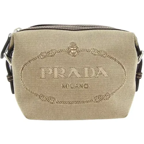 Pre-owned Canvas clutches , female, Sizes: ONE SIZE - Prada Vintage - Modalova