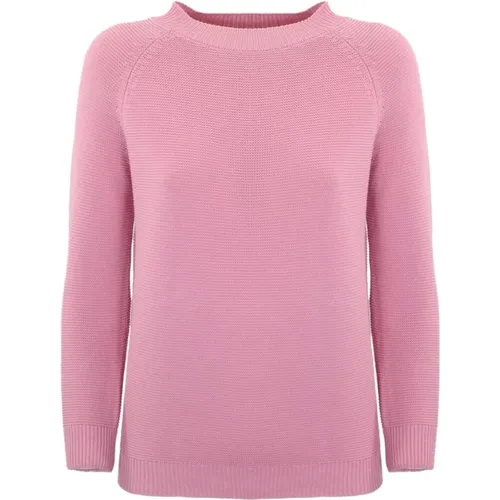 Cotton Sweater Links Long Sleeve , female, Sizes: L - Max Mara Weekend - Modalova