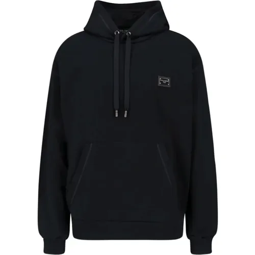 Hooded Sweater for Men , male, Sizes: 2XL, L, S, M, XL - Dolce & Gabbana - Modalova