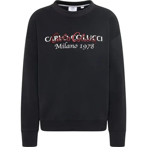 De Tomas Oversize Sweatshirt , Herren, Größe: 3XL - carlo colucci - Modalova