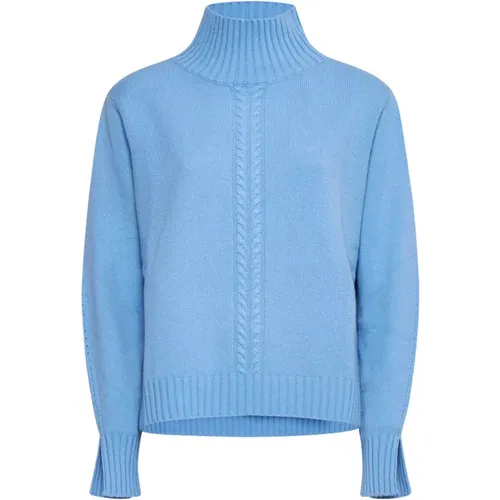 Klare Blaue Pullover Kollektion , Damen, Größe: S - KAOS - Modalova