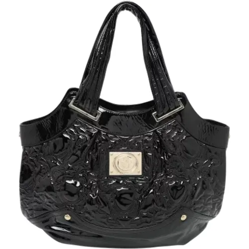 Pre-owned Leather handbags , female, Sizes: ONE SIZE - Versace Pre-owned - Modalova