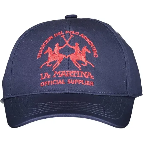 Bestickter Baumwoll-Schirmmütze mit Logo - LA MARTINA - Modalova