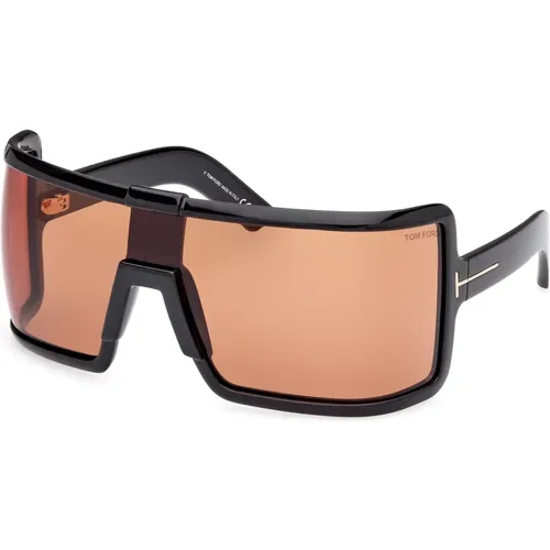 Stilvolle 'Parker' Sonnenbrille in Schwarz - Tom Ford - Modalova