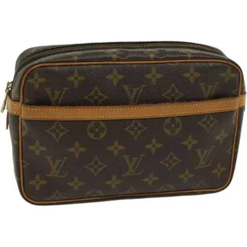 Pre-owned Canvas clutches , female, Sizes: ONE SIZE - Louis Vuitton Vintage - Modalova