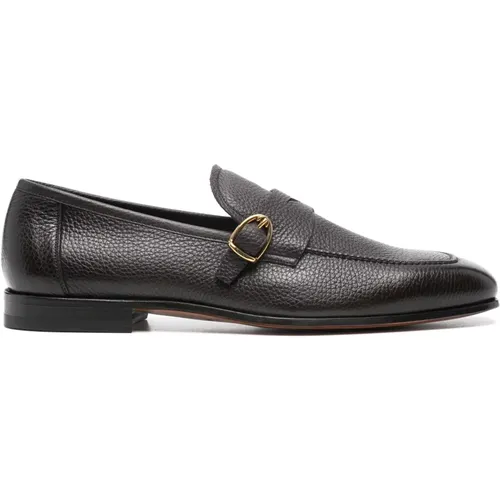 Italian Leather Buckle Loafers , male, Sizes: 11 UK, 10 UK, 12 UK, 9 UK - Tom Ford - Modalova