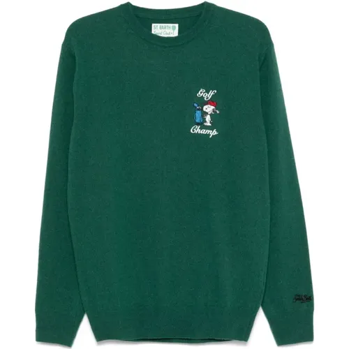 Forest Snoopy Sweater , male, Sizes: XL, L, M, S - MC2 Saint Barth - Modalova