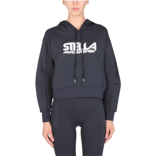 Scuba Sweatshirt With Logo , female, Sizes: XS, 2XS, S - Stella Mccartney - Modalova
