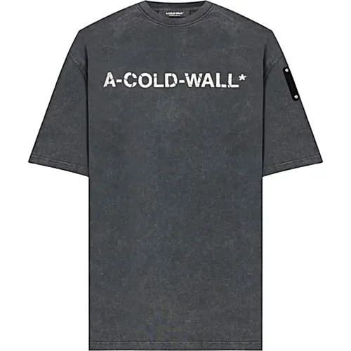 Lässiges Baumwoll T-Shirt , Herren, Größe: M - A-COLD-WALL - Modalova