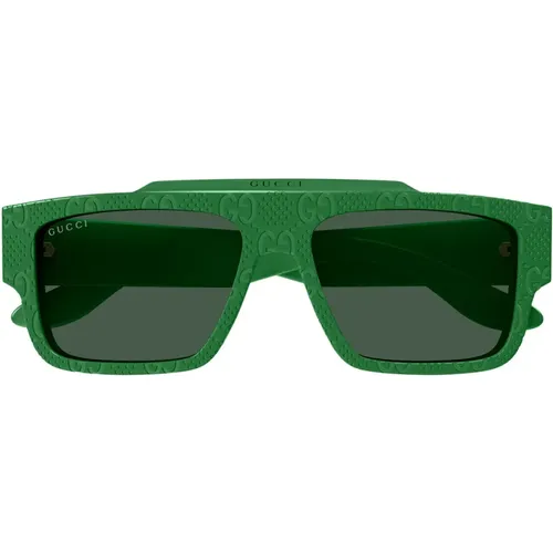 Square Sunglasses Gg1460S 007 Inspired , unisex, Sizes: 56 MM - Gucci - Modalova