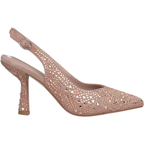 Sparkling Heeled Shoes , female, Sizes: 5 UK, 4 UK, 6 UK, 7 UK, 2 UK, 3 UK, 8 UK, 9 UK - Alma en Pena - Modalova