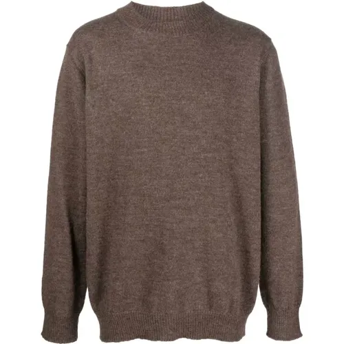 Alpaka Wolle Braun Pullover - Maison Margiela - Modalova