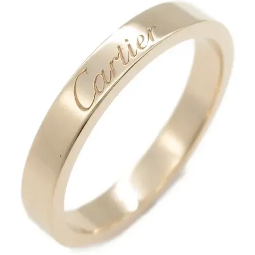 Pre-owned Metal rings , female, Sizes: ONE SIZE - Cartier Vintage - Modalova