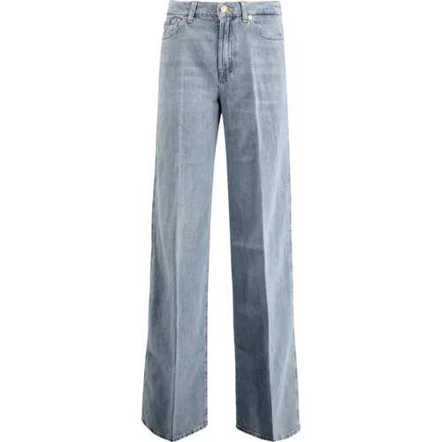 Wide Jeans , Damen, Größe: W29 - 7 For All Mankind - Modalova