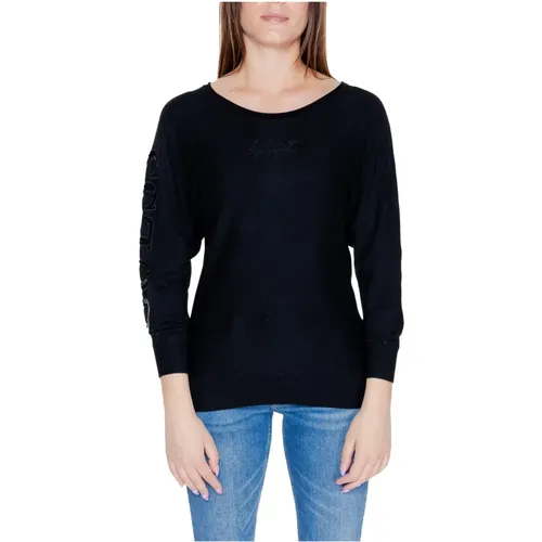 Knit Round Neck Sweater , female, Sizes: L, XS, XL, S, M - Guess - Modalova