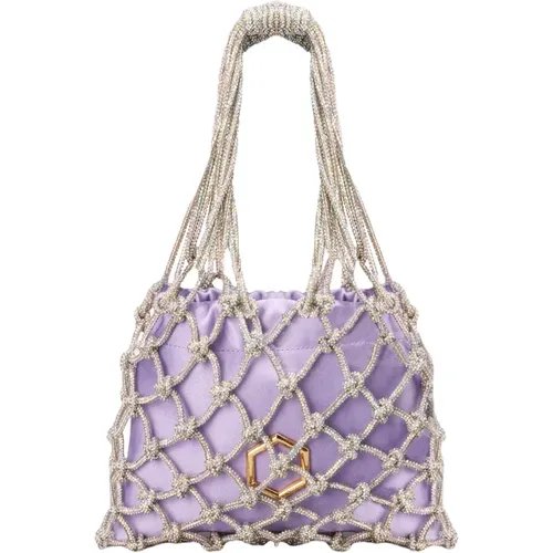 Carrie Crystal Mesh Mini Tasche - Hibourama - Modalova