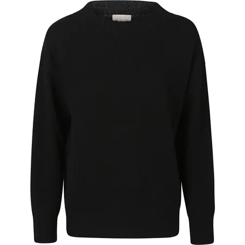 Stylischer Boat Neck Sweater , Damen, Größe: M - Drumohr - Modalova