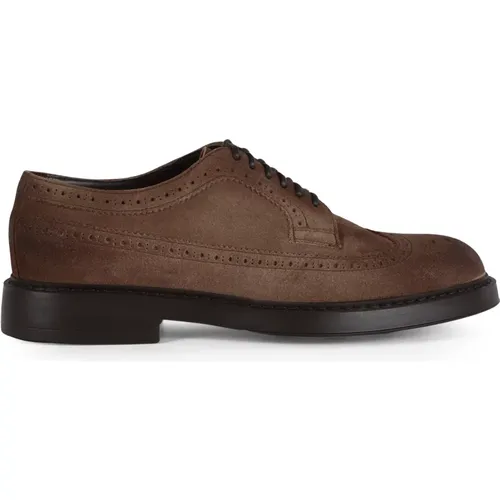 Wildleder Wingtip Schnürschuhe - Doucal's - Modalova