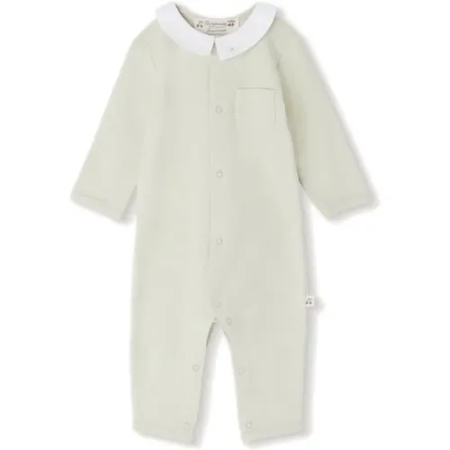 Grüne Kirschbestickte Baby-Pyjama - Bonpoint - Modalova