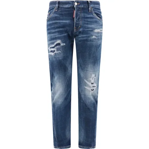 Trendige Ripped Slim-Fit Jeans - Dsquared2 - Modalova