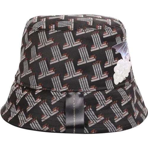 Reversible Bucket Hat , male, Sizes: S - Lanvin - Modalova