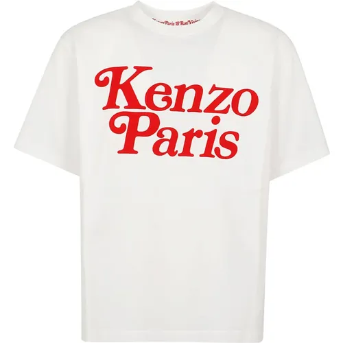 Minimalist Off- T-Shirt , male, Sizes: L - Kenzo - Modalova