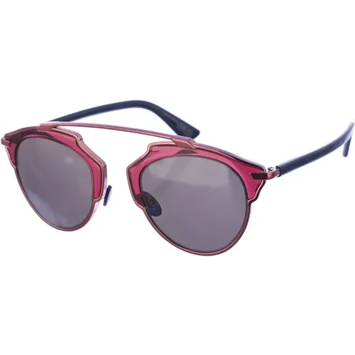 Runde Metall-Sonnenbrille für Frauen , Damen, Größe: ONE Size - Dior - Modalova