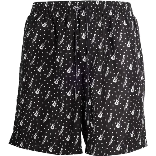 Polka Dot Swim Shorts , male, Sizes: 3XL - Dolce & Gabbana - Modalova